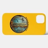 Onderwater Kelp Forest met vis en kreeft URM Case-Mate iPhone Case (Achterkant (horizontaal))