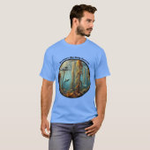 Onderwater Kelp Forest met vis en kreeft URM T-shirt (Voorkant volledig)