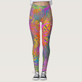"Onderwater" kleurige leggings