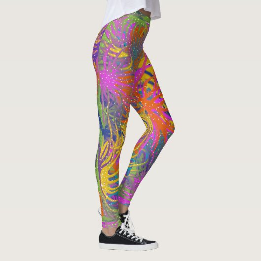 "Onderwater" kleurige leggings (Rechts)