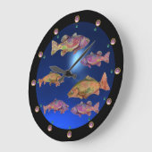 ONDERWATER / KLORFUL RAINBOW TROUWEN Blauw Grote Klok (Hoek)