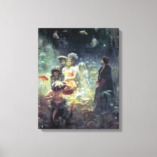 Onderwater Koninkrijk verpakt Canvas (Voorkant)