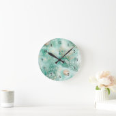 Onderwater koraal en schelpen in Blauwgroen Waterv Ronde Klok (Huis)