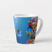 Onderwater latte Mok (Rechterhoek)