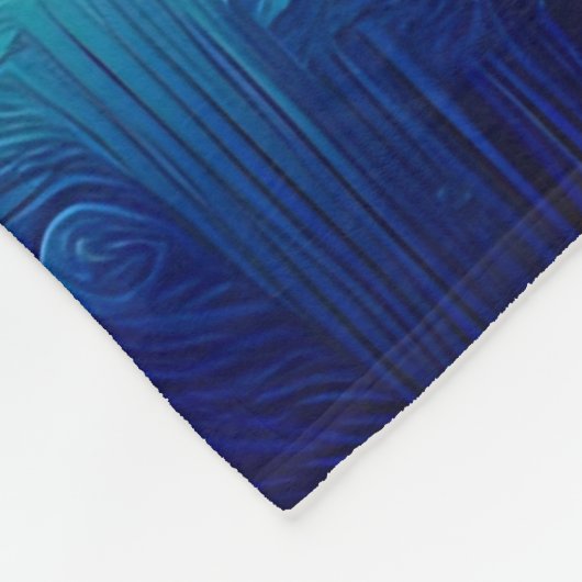 Onderwater Lava Lamp Fantasy Fleece Deken (Hoek)