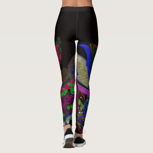 Onderwater Leven Leggings (Achterkant)