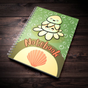 Onderwater Liefde: Schattige Kawaii Octopus Famili Notitieboek