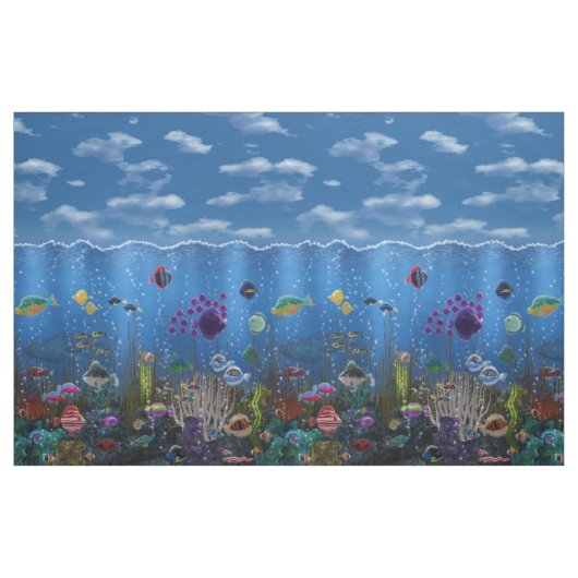 Onderwater Liefde Stof (Yard (91,4 cm))