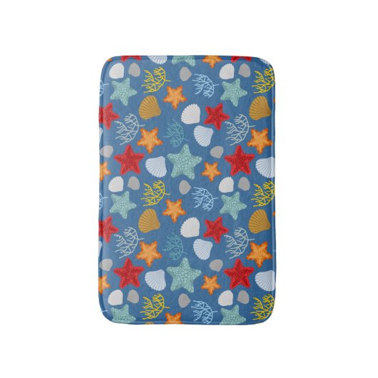 Onderwater Life Patroon Badmat (Voorkant Verticaal)