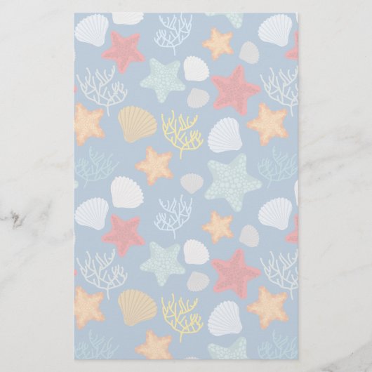 Onderwater Life Patroon Briefpapier (Voorkant)