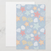 Onderwater Life Patroon Briefpapier (Voorkant / Achterkant)
