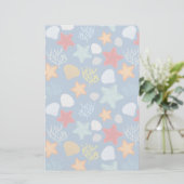 Onderwater Life Patroon Briefpapier (Staand voorkant)