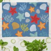 Onderwater Life Patroon Theedoek (Gevouwen)