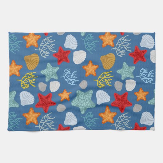 Onderwater Life Patroon Theedoek (Horizontaal)