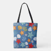 Onderwater Life Patroon Tote Bag (Achterkant)