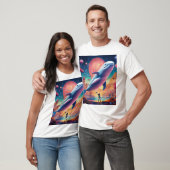 Onderwater Long Exposure ontwerp T-Shirt (Unisex)