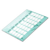 Onderwater Maandelijkse Planner Notitieblok (Schuin)