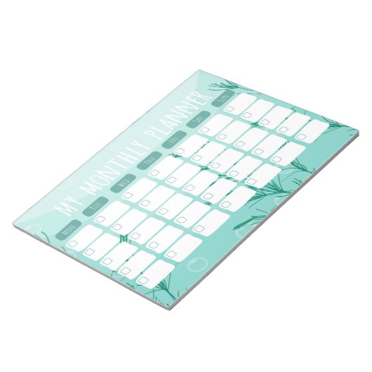 onderwater maandplanner Notitieblok (Schuin)