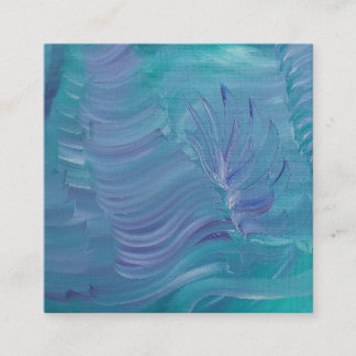 Onderwater Magie Unieke Kleurrijke Abstracte Kunst Contactkaartje