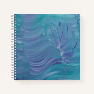 Onderwater Magie Unieke Kleurrijke Abstracte Kunst Notitieboek