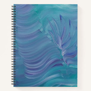 Onderwater Magie Unieke Kleurrijke Abstracte Kunst Notitieboek