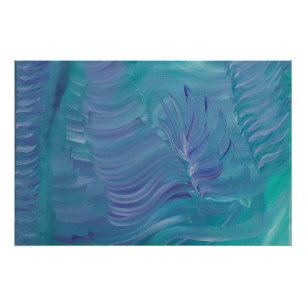 Onderwater Magie Unieke Kleurrijke Abstracte Kunst Perfect Poster