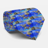 Onderwater Mariene Turtles Wildlife Lovers Necktie Stropdas (Opgerold)