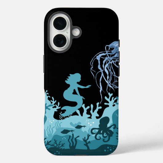 Onderwater Mermaid Case-Mate iPhone Case (Achterkant)