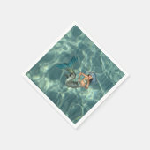 Onderwater Mermaid Servetten (Hoek)