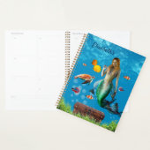 Onderwater Mermaid Treasure Hunt Fantasy Blue Planner (Display)