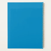 Onderwater Mermaid Treasure Hunt Fantasy Blue Planner (Achterkant)