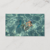 Onderwater Mermaid Visitekaartje (Achterkant)