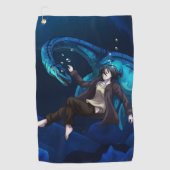 Onderwater met een Plesiosaurus Golfhanddoek (Voorkant)