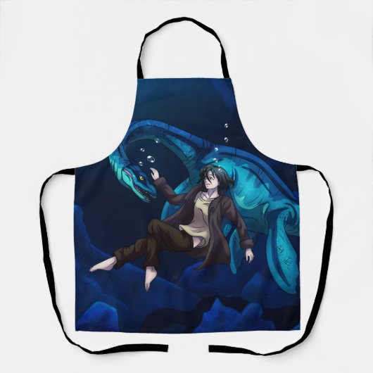 Onderwater met een Plesiosaurus Schort (Voorkant)