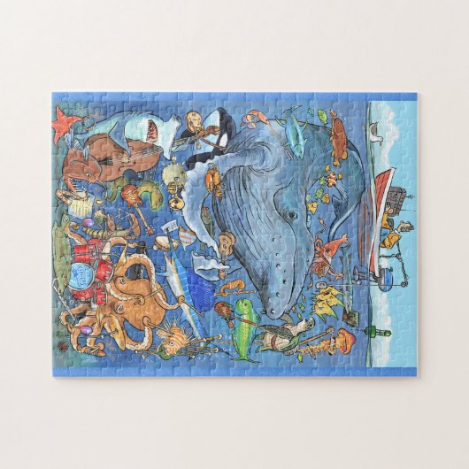 Onderwater Music Puzzle Legpuzzel (Horizontaal)