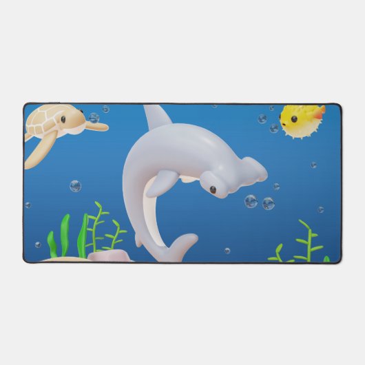 Onderwater Oasis Desk Mat (Voorkant)