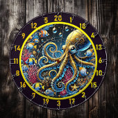 Onderwater Octopus Fantasy Design Dartbord