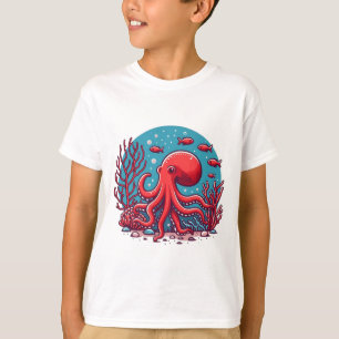 onderwater octopus T-shirt