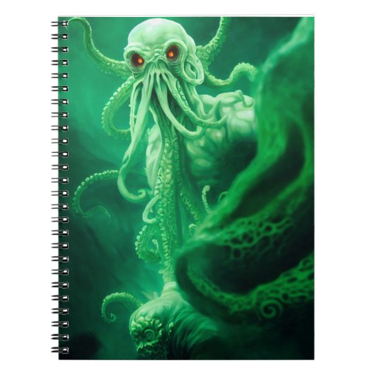 Onderwater ontmoet Cthulhu Notitieboek (Voorkant)