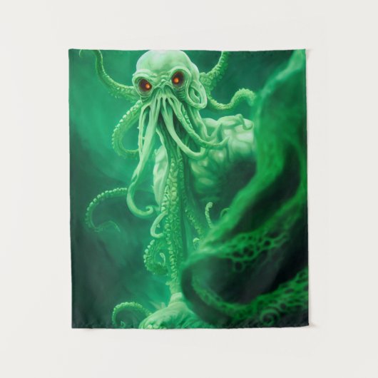 Onderwater ontmoet Cthulhu Wandkleed (Voorkant)