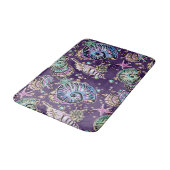 Onderwater Paarse Luxe | Dark Pastel Gold Zee Life Badmat (Gekanteld)