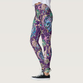 Onderwater Paarse Luxe | Dark Pastel Gold Zee Life Leggings (Links)