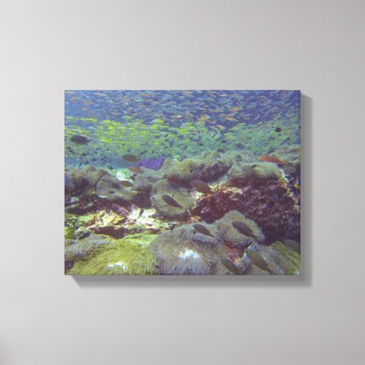 Onderwater Paradijs Similar Islands Thailand Canvas Afdruk (Voorkant)