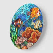 Onderwater Paradijs Tropische vis Koraal Reef Muur Grote Klok (Hoek)