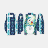 Onderwater Pastel Turtle Baby shower Bedankdoosjes (Uitgevouwen)