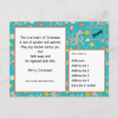 Onderwater Pickleball, Briefkaart (Achterkant)