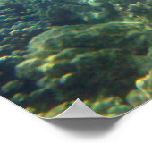 Onderwater Poster fotografie onderwater afdrukken (Hoek)