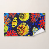 Onderwater Reef Life Bright Design Bad Handdoek (Handdoek)