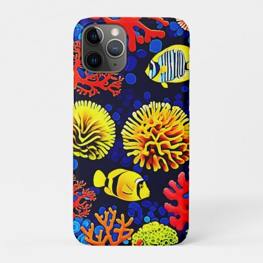 Onderwater Reef Life Bright Design Case-Mate iPhone Case (Achterkant)