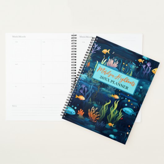 Onderwater Rif met Vis Planner (Display)